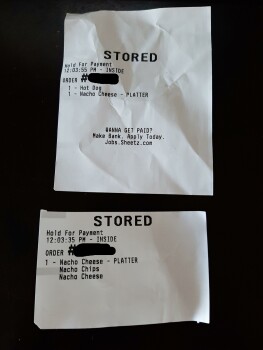 Consumer Review - Food Safety Sheetz, Ritner Highway, Newville, PA, USA Ordered nachos with cheese and 1 hot dog with ketchup, sau... photo #2