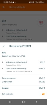 Consumer Review - Food Safety Hot Wings, KFC, Industriestraße, Mülheim-Kärlich, Germany Ich habe jetzt in 2 Wochen 3 mal bei Kfc b... photo #1