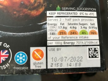 Avis du consommateur - Sécurité alimentaire M&S Simply Food, Guildford Rd, West End, Woking GU24 9HJ, United Kingdom Saturday evening July 2nd,... photo #2