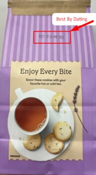 Reclame de Alimentos J&M Foods Lavender Shortbread Cookies - recalled due to undeclared soy or eggs J&M Foods is initiati... foto #3