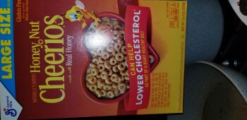 Avis du consommateur - Sécurité alimentaire Cheerios, Meijer, North Morton Street, Franklin, IN, USA July 5th at 7am, I ate Honey Nut Cheerios &... photo #1