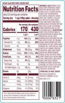 Food Recall Trader Joe’s Caesar Salad with chicken - Public Health Alert due to undeclared egg The FSIS is issui... photo #2