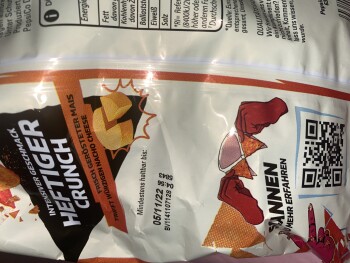 消费者评论 - 食品安全 Doritos Cheese Flavor, REWE, Heidenheck, Bottrop, Deutschland Mein Freund und ich haben Doritos gege... 照片 #1