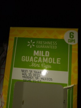 Consumer Review - Food Safety Great Value Guacamole individual packs, Walmart Supercenter, 5031 Frederica Street, Owensboro, KY, U... photo #3