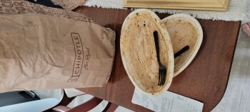 Consumer Review - Food Safety Chipotle Mexican Grill, Garland Groh Boulevard, Hagerstown, MD, USA My wife and I got this food 7/17... photo #2