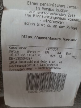 Consumer Review - Food Safety IKEA Einrichtungshaus Berlin-Tempelhof, Sachsendamm, Berlin, Deutschland Ich war am Samstag, den 16.... photo #3