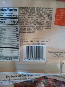 Consumer Review - Food Safety Johnson Soules Foods, Safeway, Campbell Street, Baker City, Oregon, USA Last night,  Pre cooked ding... photo #3