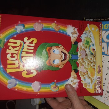 Consumer Review - Food Safety Lucky Charms, Youngstown, OH, USA Got 2 boxes of Lucky Charmes both smelled and had the taste of lau... photo #3