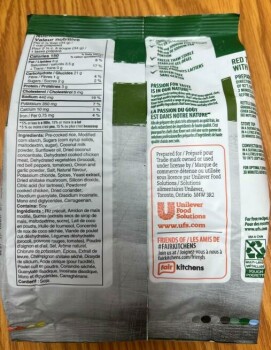 Rappel d'aliments Knorr Professional Soup du jour Red Thai Curry Chicken with Rice - recalled due to allergens The FSI... photo #4