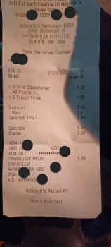 Consumer Food Safety Report McDonald's, Devonshire Street, Chatsworth, CA, USA Spolied meat. I returned and talked to management... photo #1