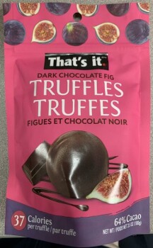 Rappel d'aliments Certain That's it. Dark Chocolate Truffles recalled due to undeclared milk The affected products are... photo #3