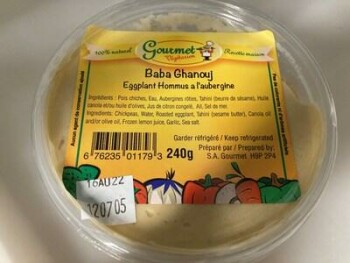 食品召回 Gourmet Végétarien Hummus products - Notice not to consume due to Listeria The Ministry of Agricultu... 照片 #3