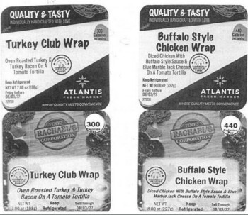Food Recall Rachael’s Food Corp./Atlantis Fresh Market/All town wrap products - recalled due to Listeria The FSI... Foto #1