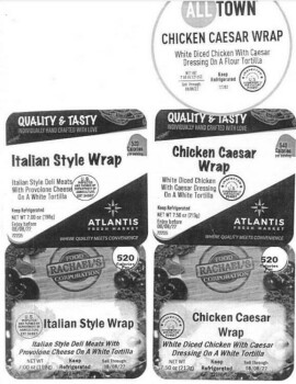 Food Recall Rachael’s Food Corp./Atlantis Fresh Market/All town wrap products - recalled due to Listeria The FSI... Foto #2