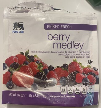 Consumer Review - Food Safety Food Lion, West Church Street, Richfield, NC, USA My boyfriend went to buy frozen fruit for a smooth... photo #3