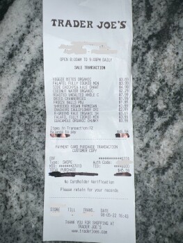 Consumer Review - Food Safety Trader Joe's, Allwood Road, Clifton, NJ, USA The kale crunchy red rice salad made me sick. I purchas... photo #2