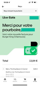 Consumer Review - Food Safety Burger King Vilamoura, Avenida Engenheiro João Meireles, Quarteira, Portugal Sick  after eating here... photo #2