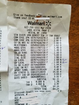 Consumer Food Safety Report Great Value Orange Juice, Walmart Supercenter, Vestal Parkway East, Vestal, NY, USA what is up wqith... photo #3