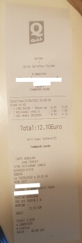 Consumer Review - Food Safety Quick Aulnay CC, Aulnay-sous-Bois, France Le repas,   Il y a eu diarrhée nausée vomissements la nour... photo #5