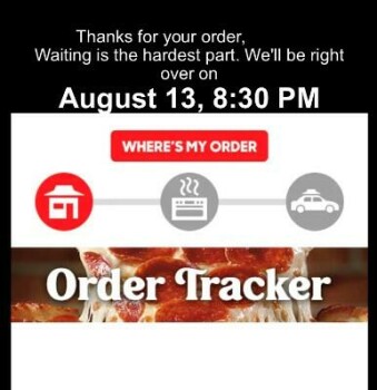 消费者评论 - 食品安全 Pizza Hut, East Vía Linda, Scottsdale, AZ 85259, USA 08/13/2022,  Pizza and chicken wings from there... 照片 #2