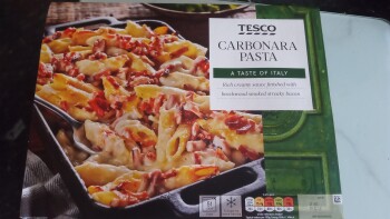 Consumer Review - Food Safety Tesco online delivery, Dagenham, UK The pasta bake carbonara (large ready meal)  is something I have... photo #3
