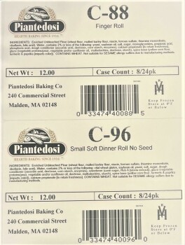 نذكر الطعام Piantedosi Dinner & sandwich rolls and bun products - recalled due to microbial contamination Piante... صورة فوتوغرافية #6