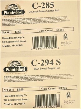 نذكر الطعام Piantedosi Dinner & sandwich rolls and bun products - recalled due to microbial contamination Piante... صورة فوتوغرافية #9
