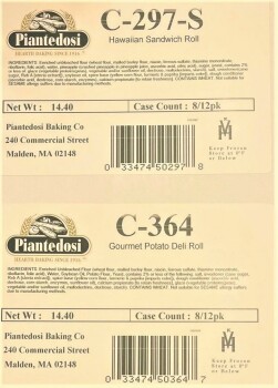 نذكر الطعام Piantedosi Dinner & sandwich rolls and bun products - recalled due to microbial contamination Piante... صورة فوتوغرافية #10