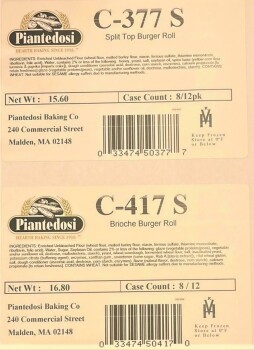 نذكر الطعام Piantedosi Dinner & sandwich rolls and bun products - recalled due to microbial contamination Piante... صورة فوتوغرافية #11