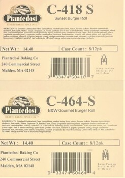 نذكر الطعام Piantedosi Dinner & sandwich rolls and bun products - recalled due to microbial contamination Piante... صورة فوتوغرافية #13
