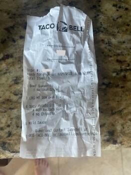 Consumer Review - Food Safety Taco Bell, Prospect Road, San Jose, CA, USA the last thing i ate was in this place and after that i... photo #3