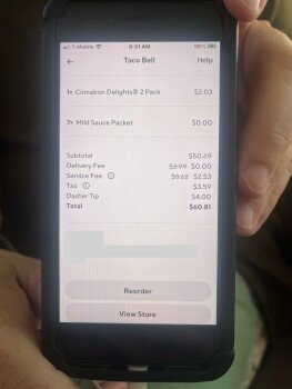 Consumer Review - Food Safety Taco Bell, 1050 U.S. 1, Youngsville, NC, USA I had Taco Bell on the 25 th of august,  Chicken chalup... photo #5