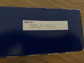 Consumer Review - Food Safety Amazon, Chicago, IL, USA Yesterday 8/30/22, Blueberry Rx bar photo #2