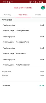 Consumer Review - Food Safety Papa Johns Pizza, High Street, Egham, UK 3rd September 2022. Ate a pizza with tomato base, pepperoni... photo #1