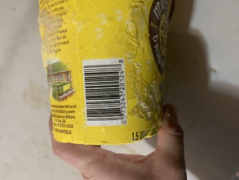 Consumer Review - Food Safety Ice cream, Food Giant, Adamsville Parkway, Adamsville, AL, USA Last night/this morning, Mayfield ice... photo #2