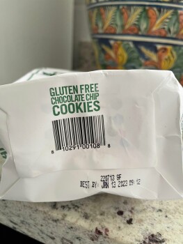 Avaliação do consumidor - Segurança alimentar TATE'S Bake Shop cookies, Target, 7501 San Dario Avenue, Laredo, Texas, USA I bought some Gluten Fre... foto #3