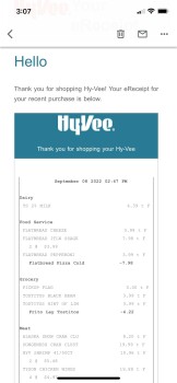 Verbraucherbewertung – Lebensmittelsicherheit Hy-Vee Grocery Store, North Saint Clair Avenue, Kansas City, MO, USA When I picked up my groceries t... Foto #6