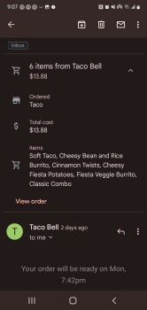 Consumer Review - Food Safety Taco Bell, East Jackson Boulevard, Jonesborough, TN, USA 9-19-22,   I got a cheesy bean and rice bur... photo #1