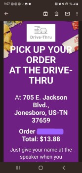 Consumer Review - Food Safety Taco Bell, East Jackson Boulevard, Jonesborough, TN, USA 9-19-22,   I got a cheesy bean and rice bur... photo #3