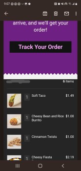 Consumer Review - Food Safety Taco Bell, East Jackson Boulevard, Jonesborough, TN, USA 9-19-22,   I got a cheesy bean and rice bur... photo #4