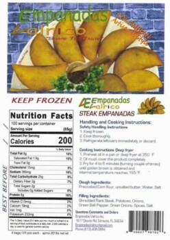 Food Recall Empanadas Valrico beef & chicken empanadas - recalled due to production without the benefit of inspe... photo #3