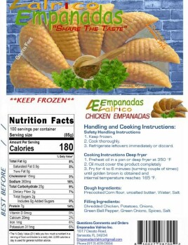 Food Recall Empanadas Valrico beef & chicken empanadas - recalled due to production without the benefit of inspe... photo #4