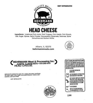 Food Recall Behrmann Meat & Processing R-T-E meat products - recalled due to Listeria The FSIS announced the rec... photo #8