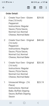 Consumer Review - Food Safety Papa Johns Pizza, Shaw Road, Sterling, VA, USA Started Sunday night., Chicken wings My husband, sist... photo #2