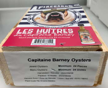 食品召回 Oysters by Oyster Kings Inc. - recalled due to Salmonella The affected products are being recalled f... 照片 #2