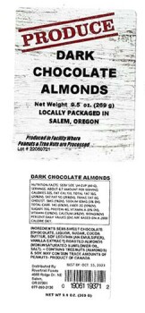 Food Recall Holly Hill Dark Chocolate Almonds - recalled due to Undeclared Milk Momyer Distribution Inc of Salem... photo #2