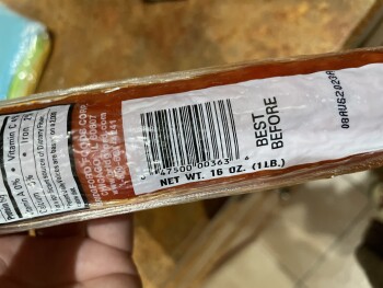 Consumer Review - Food Safety Giant Food, Bear, DE, USA 10/1/2022,  Bridgeford pepperoni stick My husband and I are the only ones... photo #2