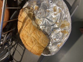 Consumer Review - Food Safety M&S Foodhall, Archway Mall, Archway, London, UK Yesterday,  Chicken, Ham & Leek Puff Pastry Pie It h... photo #4