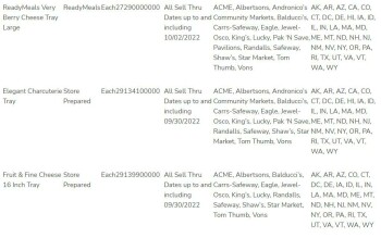 食品召回 Albertsons prepared products with Brie & Camembert cheeses - recalled due to Listeria Albertsons Com... 照片 #4