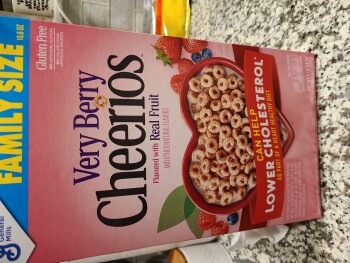 Avis du consommateur - Sécurité alimentaire Cheerios, Walmart Supercenter, Fayetteville Road, Van Buren, AR, USA I bought a box of very berry ch... photo #1